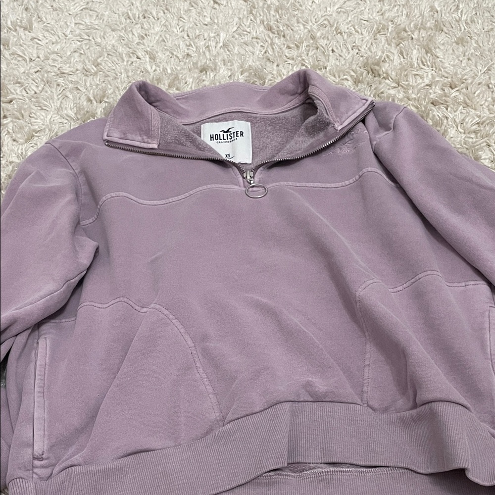 Hollister Women's Lavender Cowl Neck Sweater